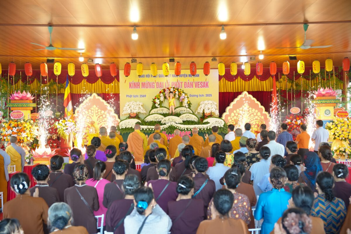 Hà Nội: Trang nghiêm đại lễ Phật đản PL. 2569 – DL. 2025 huyện Mê Linh