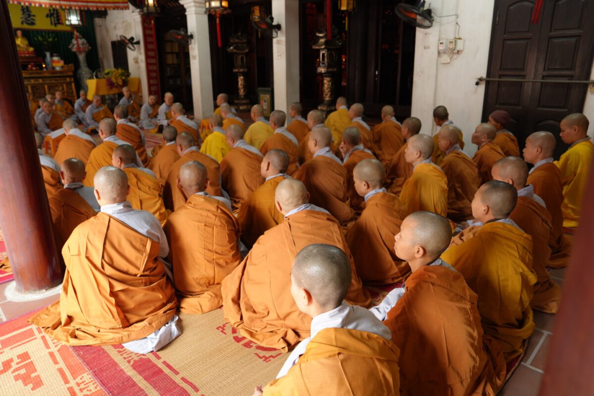 Lễ tác pháp an cư tại Hạ trường Nhạ Phúc – Hoài Đức