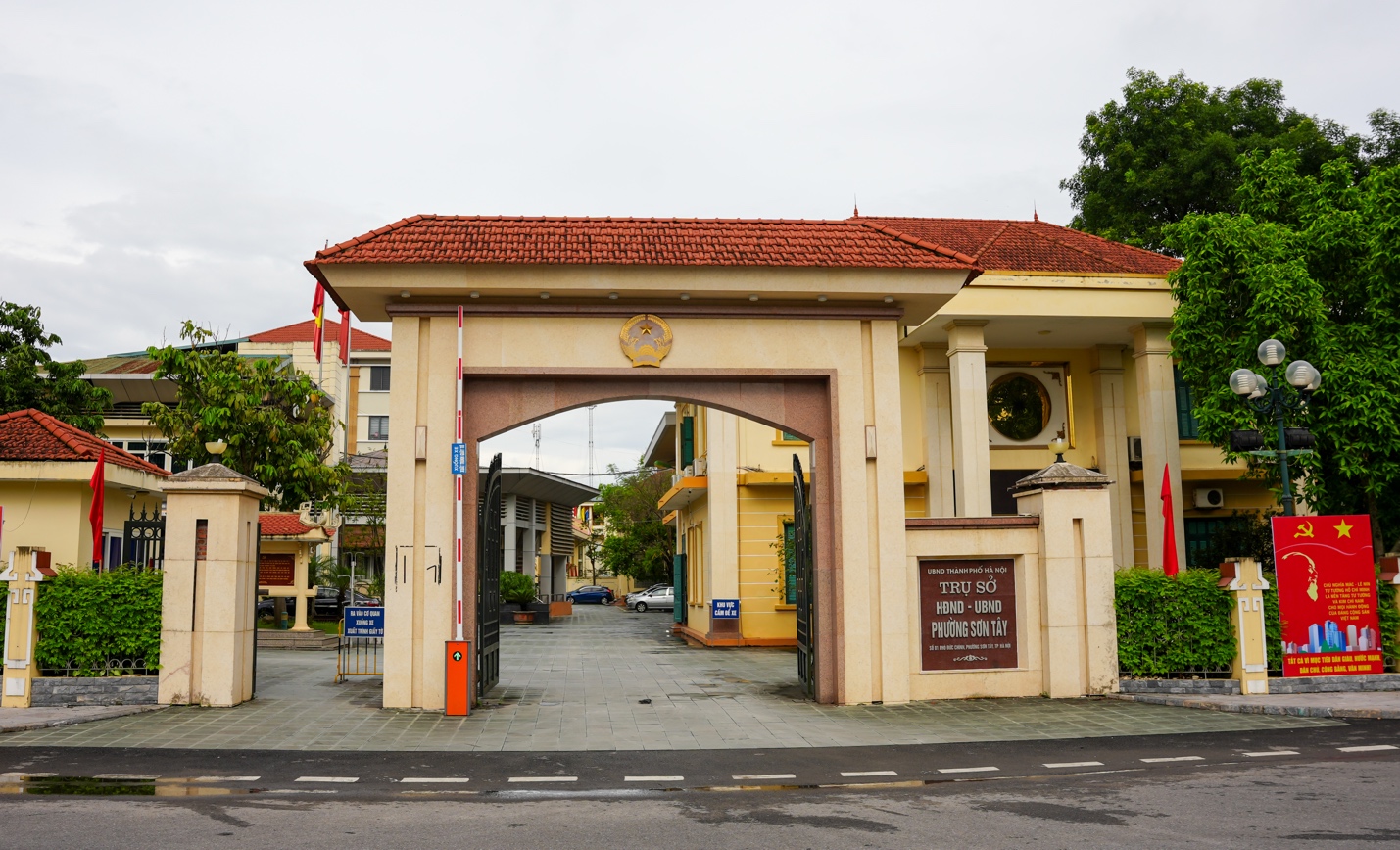 A building with a gate AI-generated content may be incorrect.