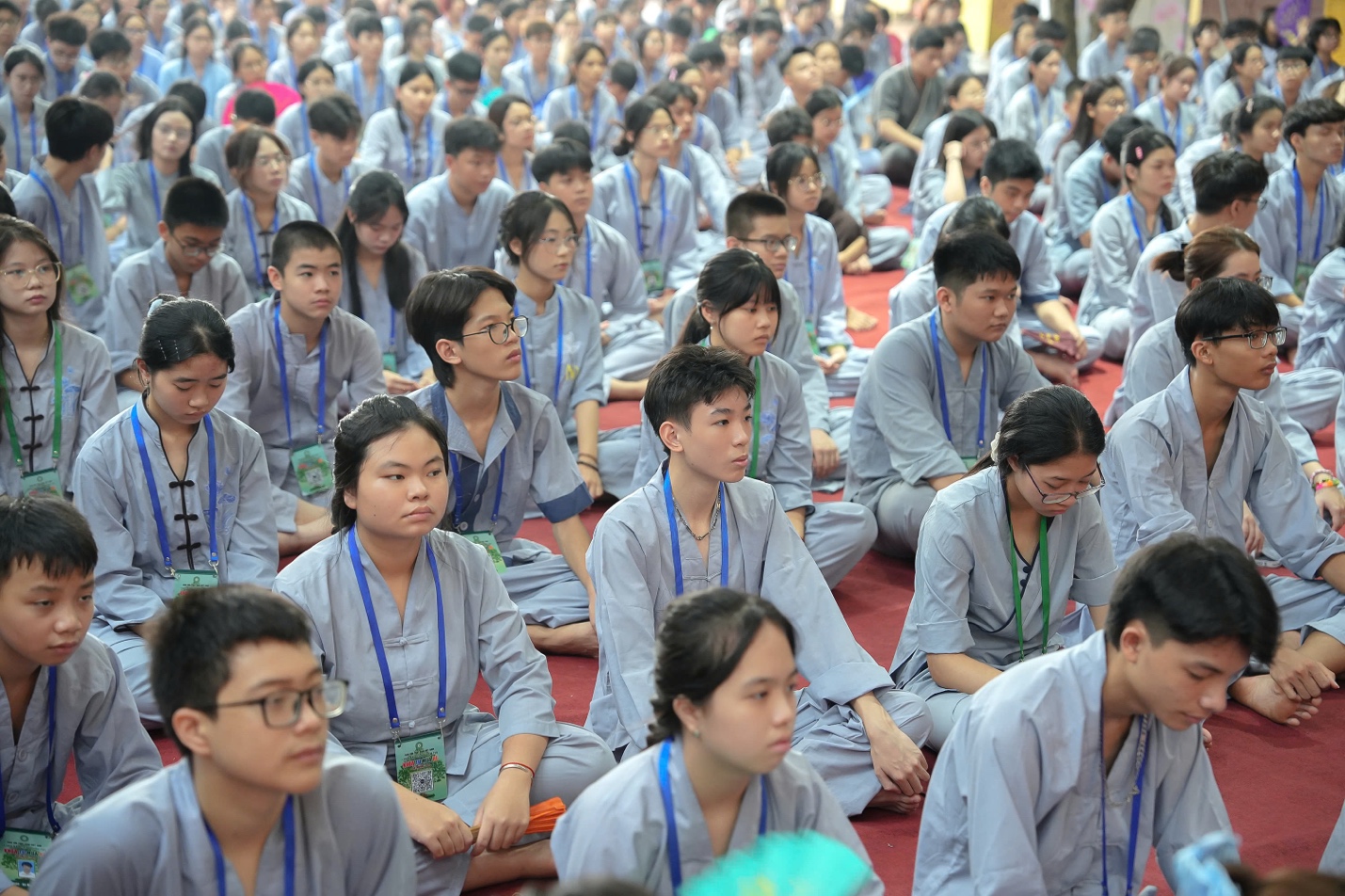 A group of people in matching outfits AI-generated content may be incorrect.