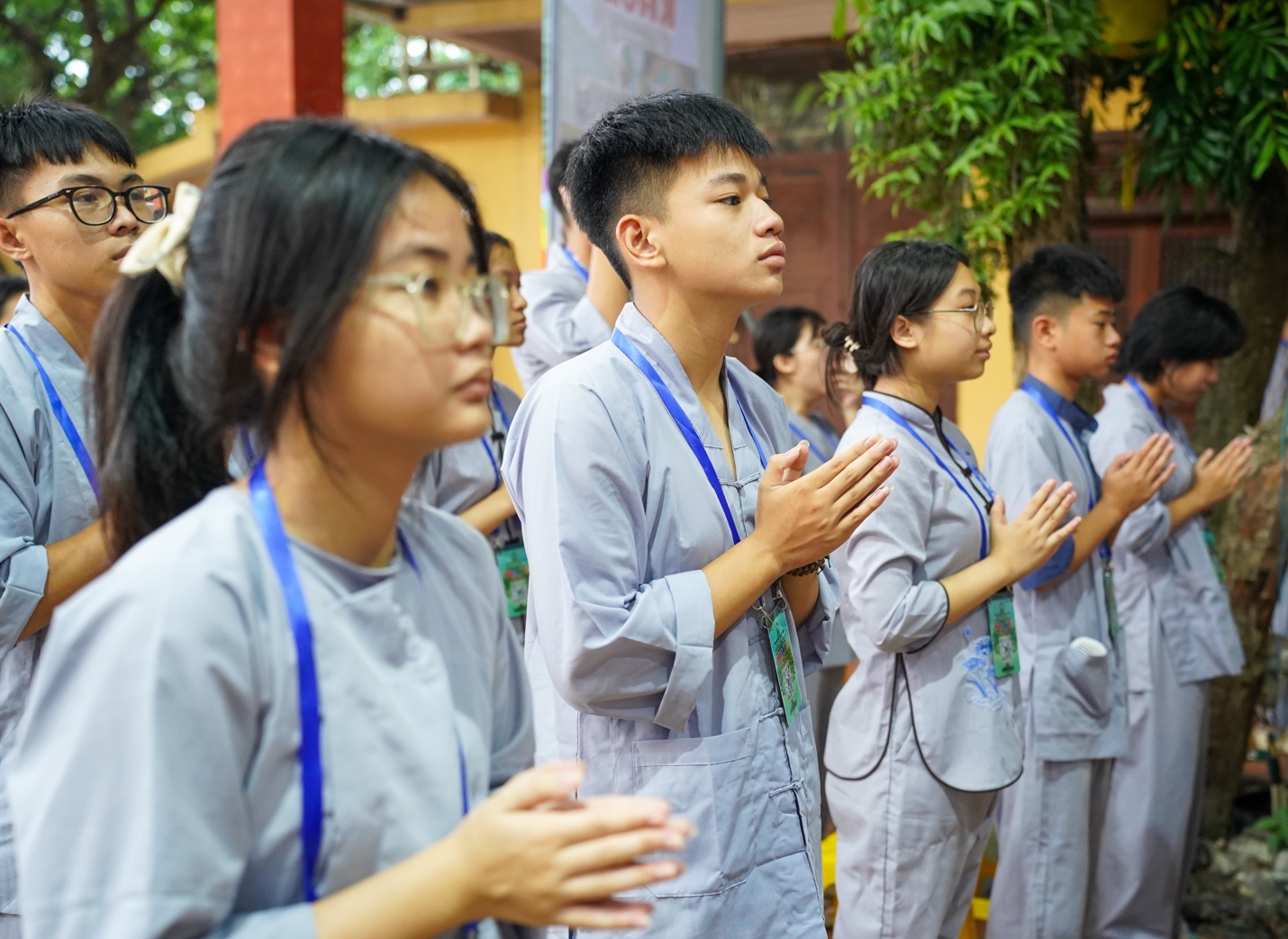A group of people in matching outfits AI-generated content may be incorrect.