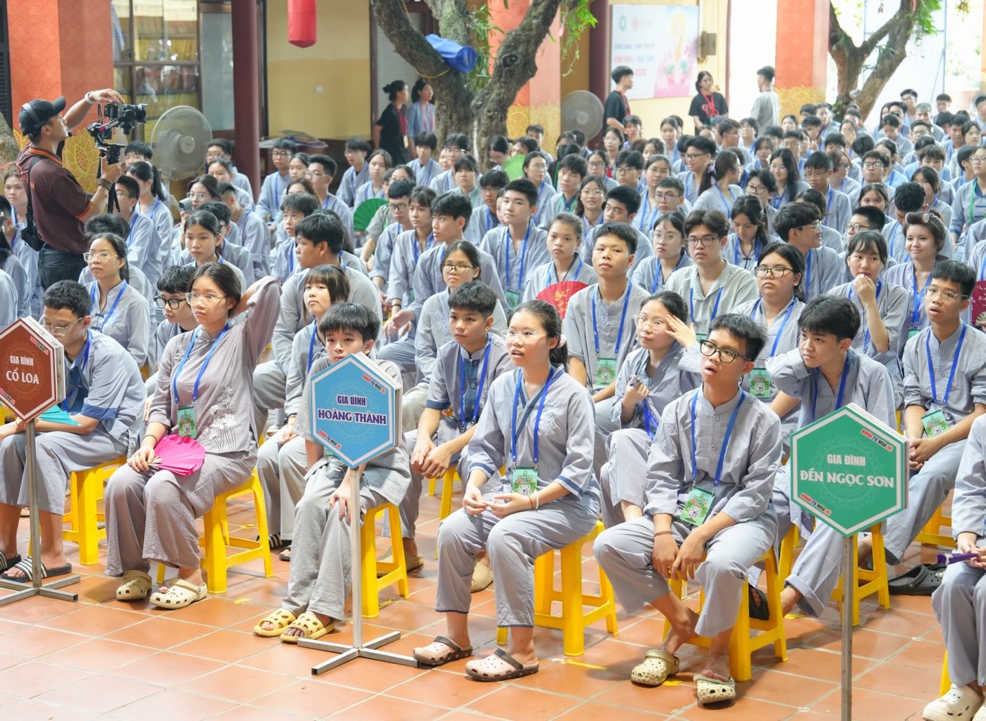 A group of people wearing matching outfits AI-generated content may be incorrect.