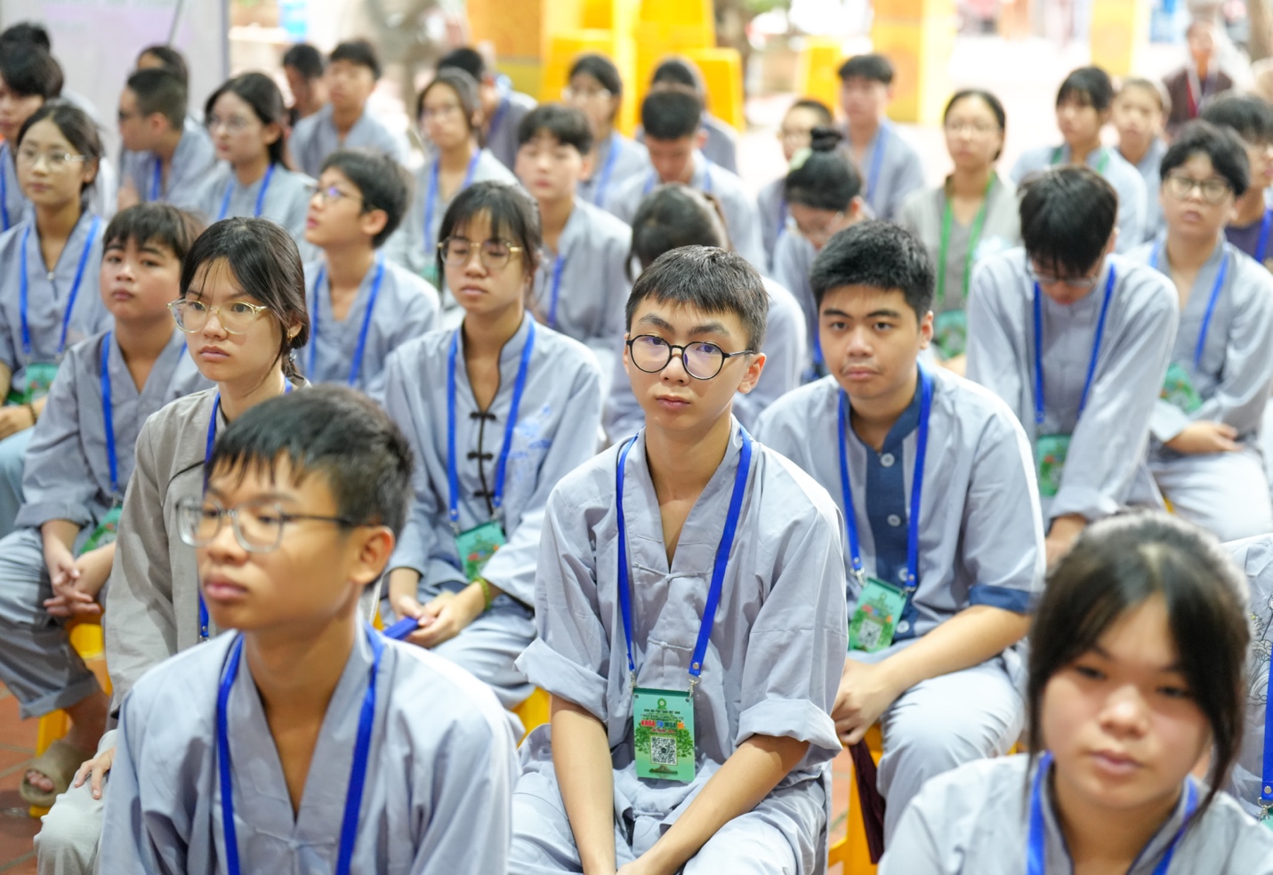 A group of people wearing matching outfits AI-generated content may be incorrect.