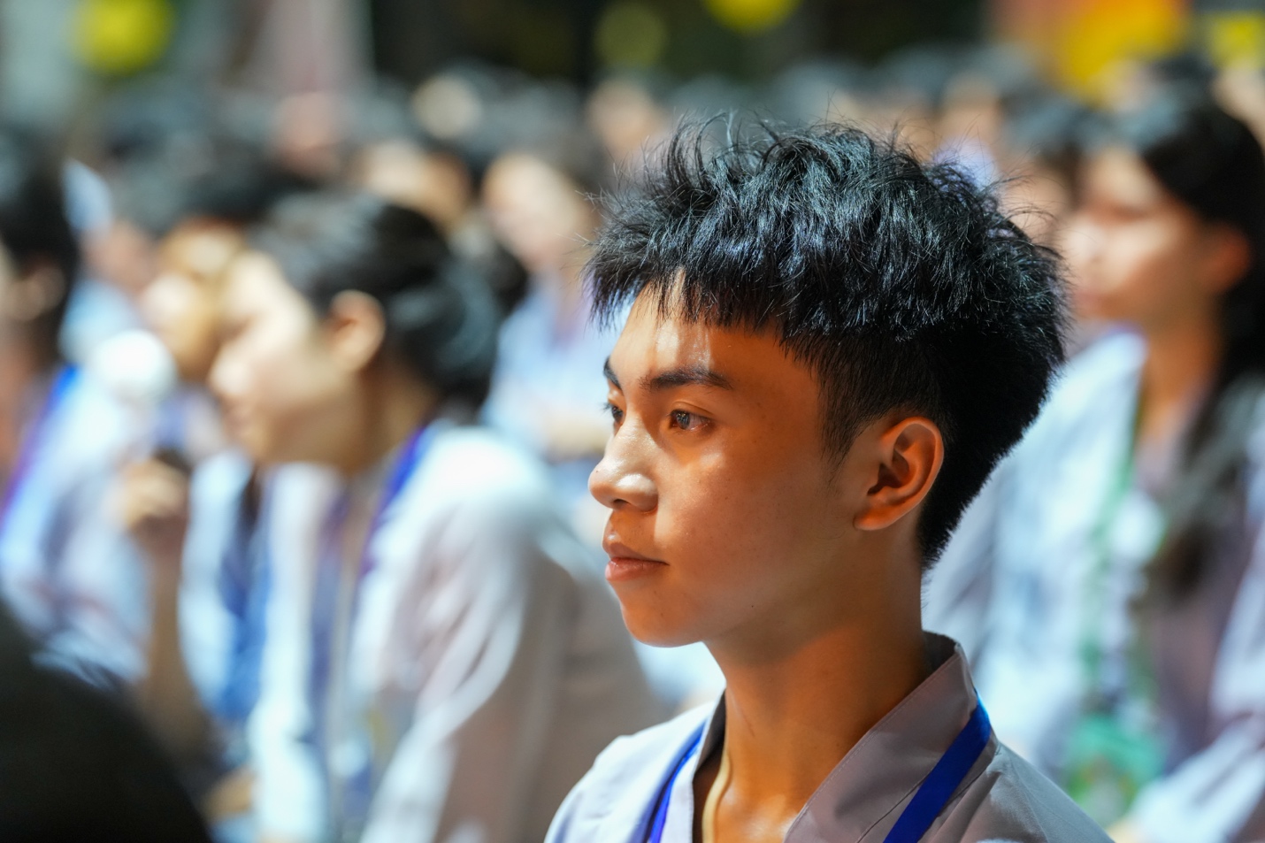 A young person with dark hair AI-generated content may be incorrect.