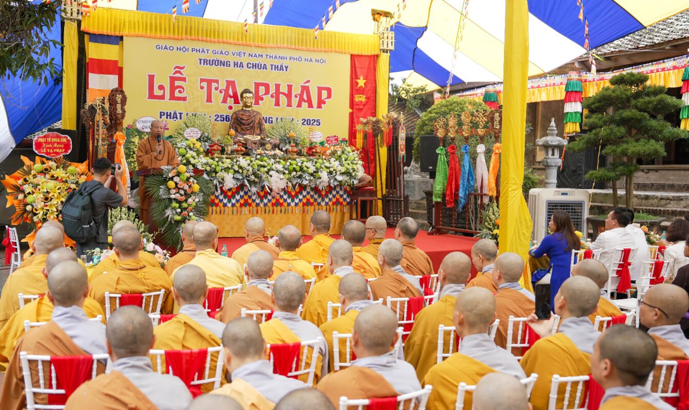Lễ tạ Pháp tại Hạ trường chùa Thầy khép lại thành tựu viên mãn