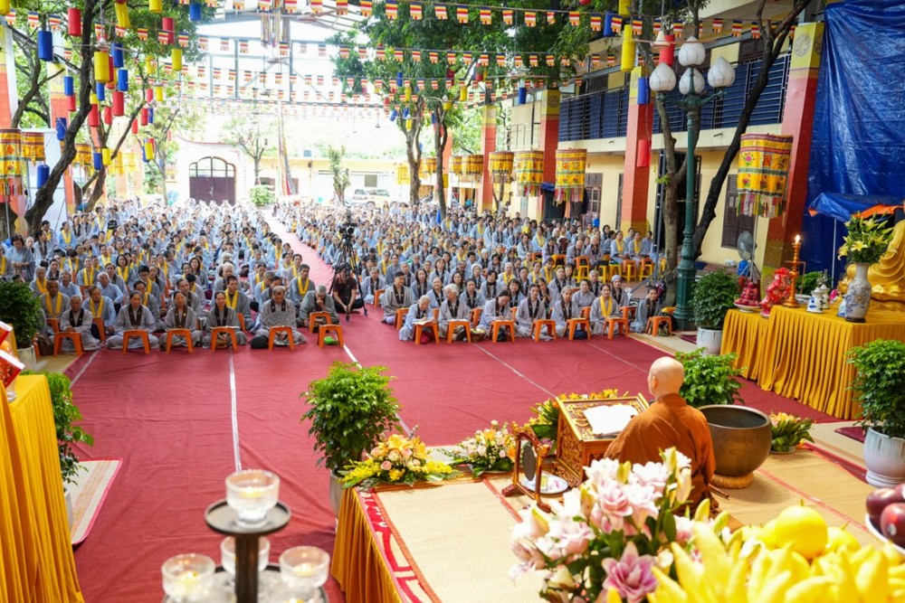 Bế mạc pháp hội Dược Sư truyền thống lần thứ XX tại chùa Bằng - Linh Tiên Tự (phường Hoàng Liệt, Hà Nội)