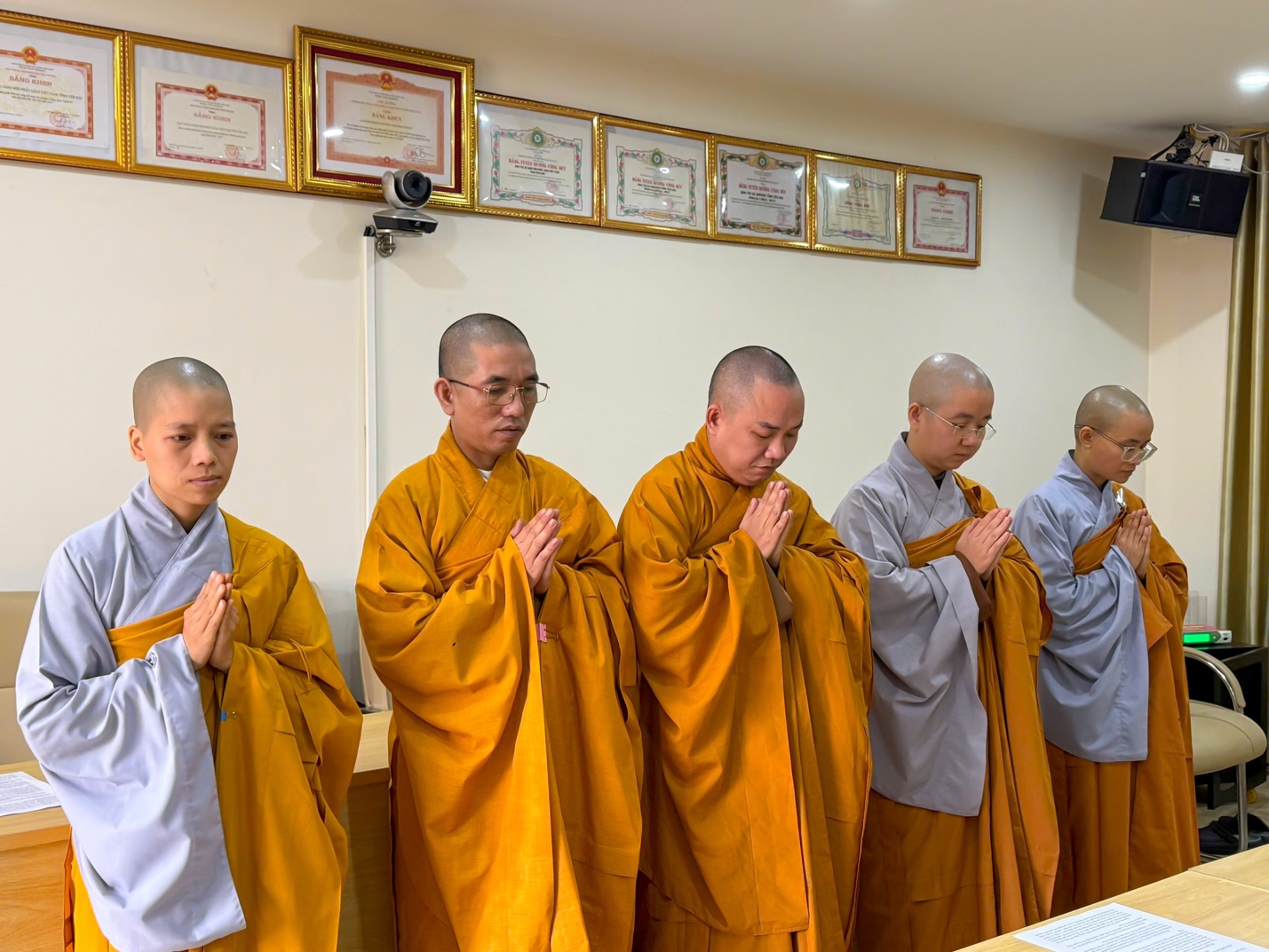 A group of men in robes AI-generated content may be incorrect.