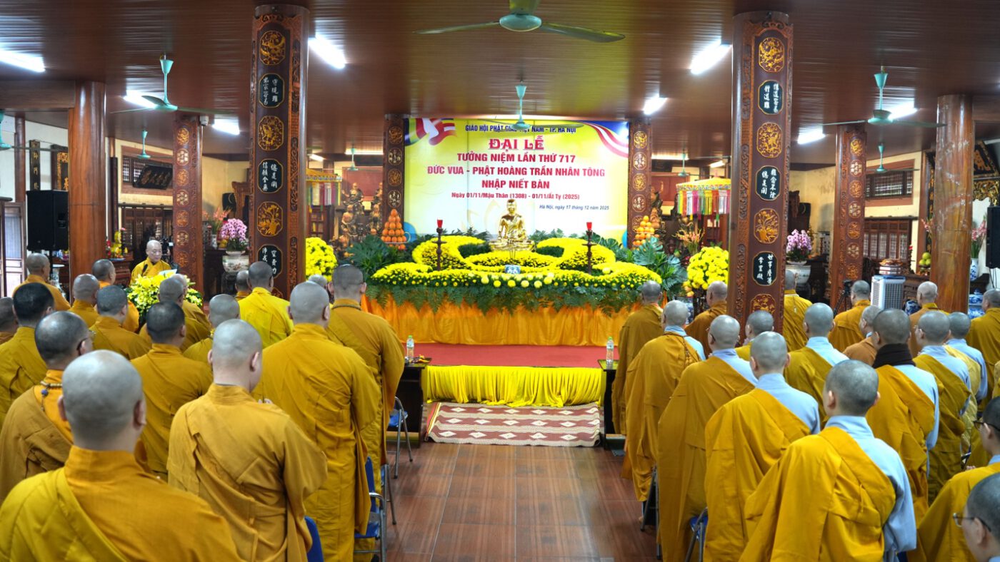 Đại lễ tưởng niệm lần thứ 717 Đức Vua – Phật hoàng Trần Nhân Tông nhập Niết bàn