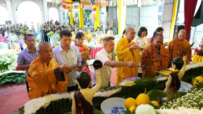 Ban Đại diện Phật giáo liên xã Quốc Oai trang nghiêm tổ chức Đại lễ Phật đản PL. 2570