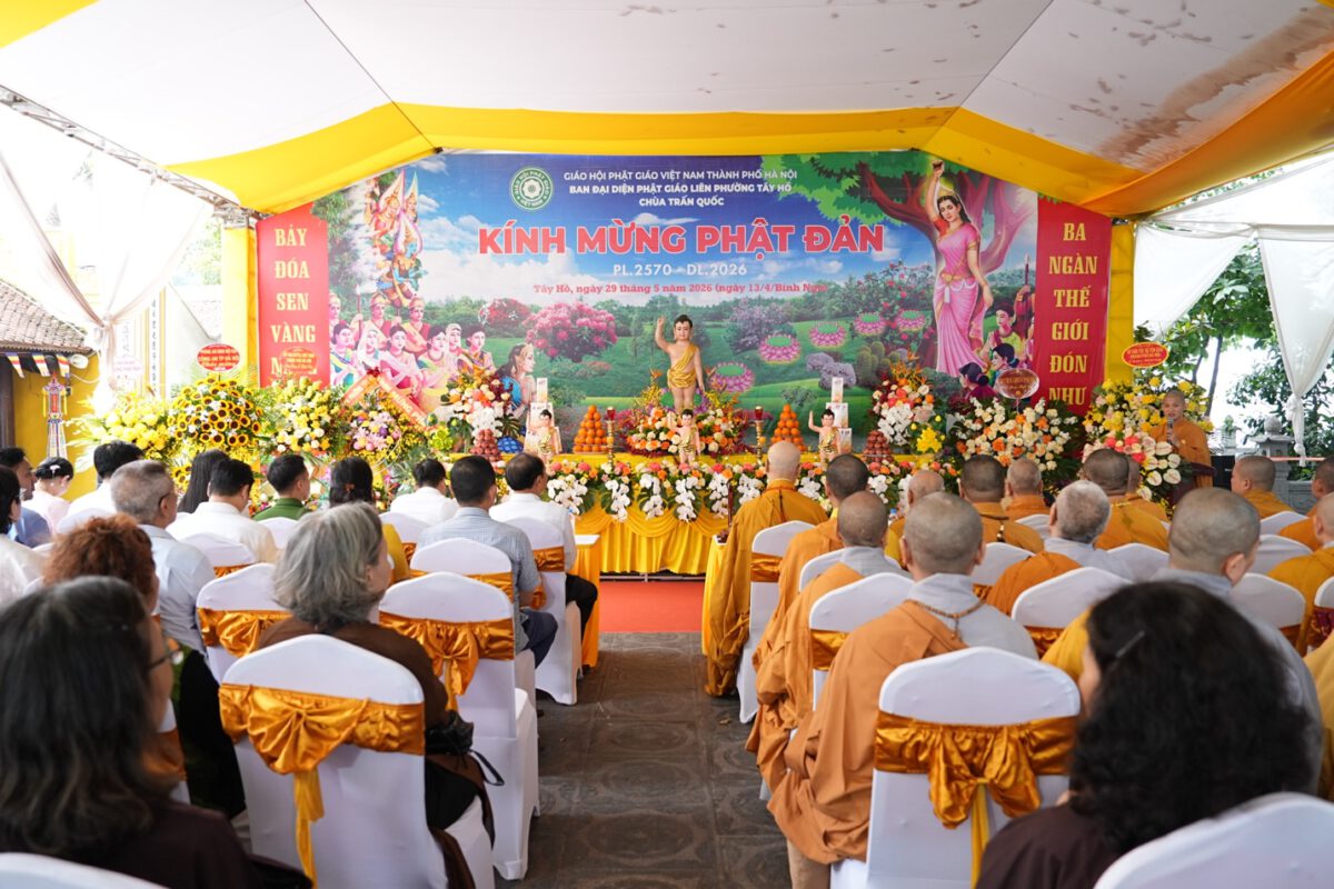 Ban Đại diện Phật giáo liên phường Tây Hồ kính mừng Phật đản PL.2570