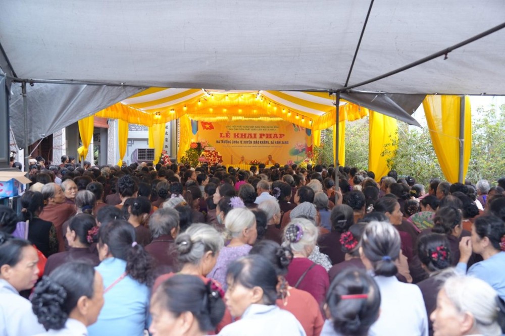 Ninh Bình: Hạ trường chùa Tế Xuyên trang nghiêm khai pháp khóa An cư kiết hạ PL.2570 - DL.2026