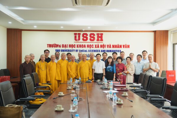 Ban Văn hóa TW GHPGVN làm việc tại Trường Đại học Khoa học Xã hội và Nhân văn